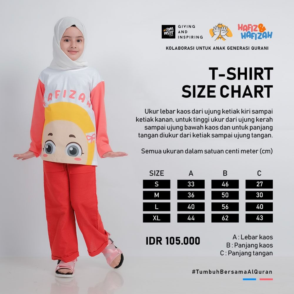 Kaos Anak Islami Tangan Panjang dan Pendek Umur 3 12 Tahun Ammarkids Hafiz Hafizah Kaos Anak Perempuan Tangan Panjang Kaos Anak Laki Laki Muslim Islami Kualitas Premium Distro