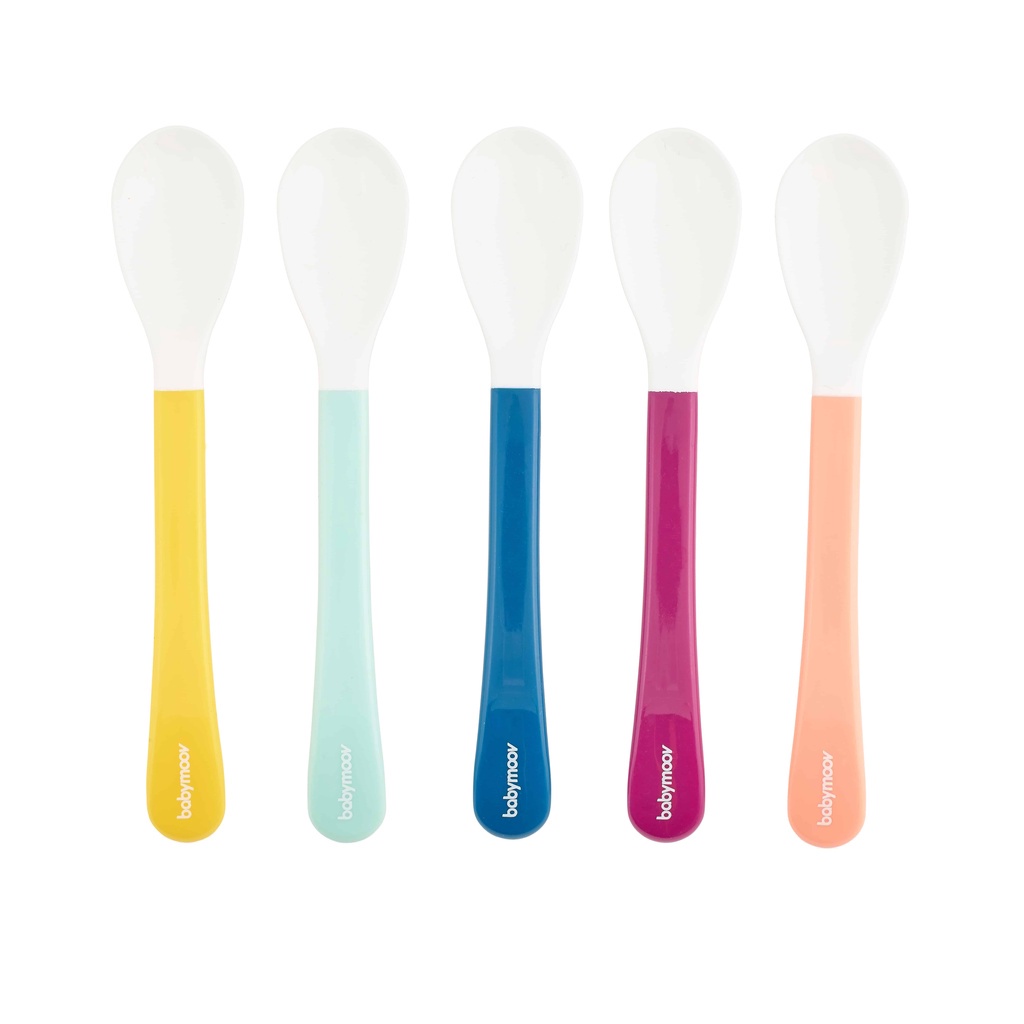 BABYMOOV Toddler Spoon (5pcs) / Sendok makan bayi / Sendok Bayi Mpasi