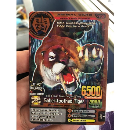 Animal Kaiser Saber-toothed Tiger