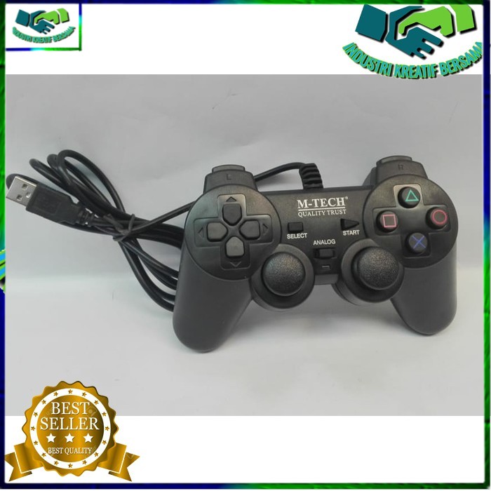 Gamepad single Usb M-Tech/stick laptop/stick pc/joystick / stik komputer /stik game