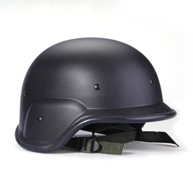 Helm 3 in 1 PASGT/HELM Tactical MICH 2000 Pelatih/Warna Hitam Hijau