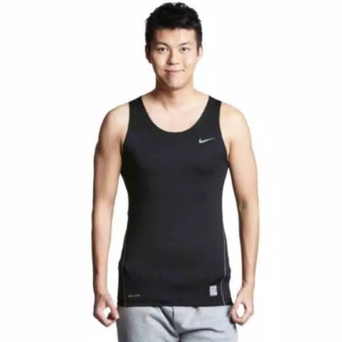 BASELAYER NIKE PROCOMBAT baselayer singlet hitam