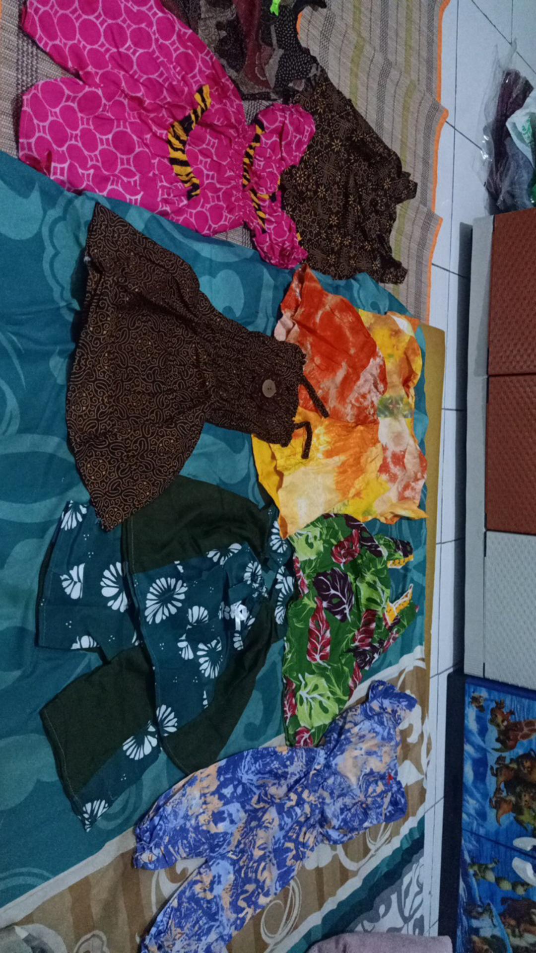 Setelan Butterfly Setelan Batik Anak Baju Tidur Anak Bahan Rayon