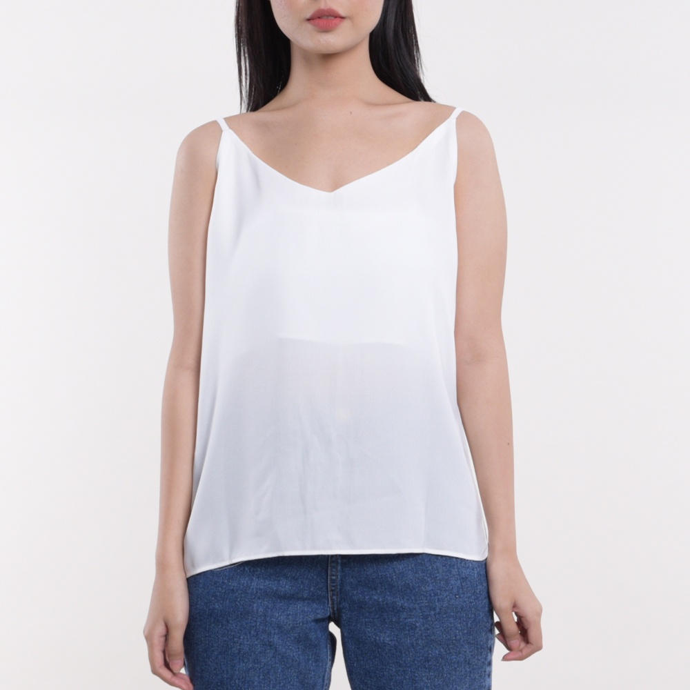 Culla Aere Tanktop ( Broken White ) - Tanktop Wanita Premium Polos COD Shopee Warranty