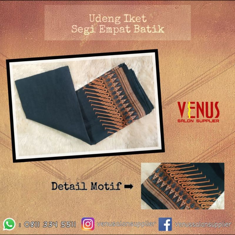 Udeng Iket Segi Empat Batik