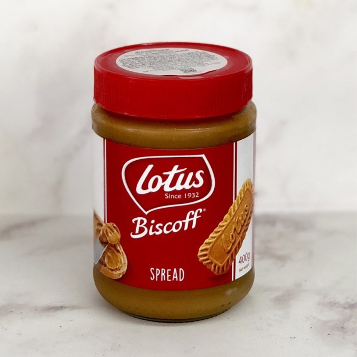 

SELAI- LOTUS BISCOFF SMOOTH SPREAD 400GR - SELAI ROTI RASA BISKUIT -SELAI.