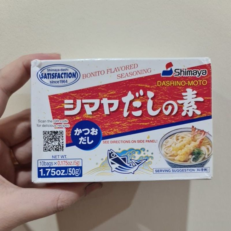 

Shimaya Dashino-moto Bonito Flavored Seasoning Bumbu Dashi Jepang 50 gr isi 10 sachet Miso Chige