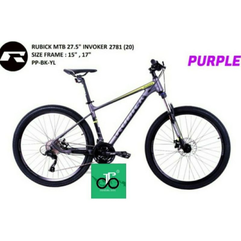 Sepeda MTB 27.5" Rubick Invoker 2781 TERBARU