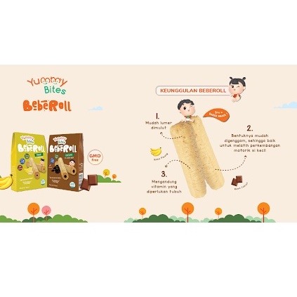 YUMMY BITES BEBEROLL 40GR Snack Bayi