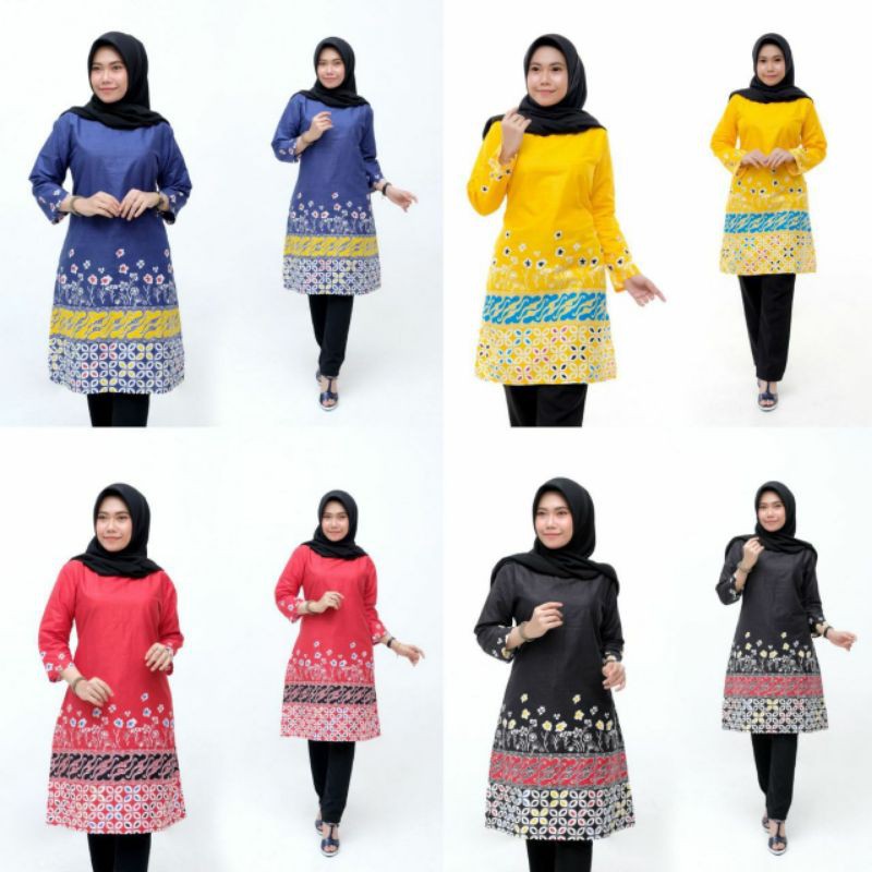 Tunik SOFT KUPU best seller ORIGINAL BATIK PEKALONGAN