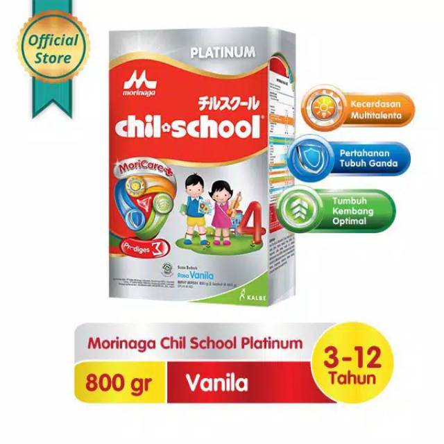 MORINAGA CHIL SCHOOL PLATINUM 800GR