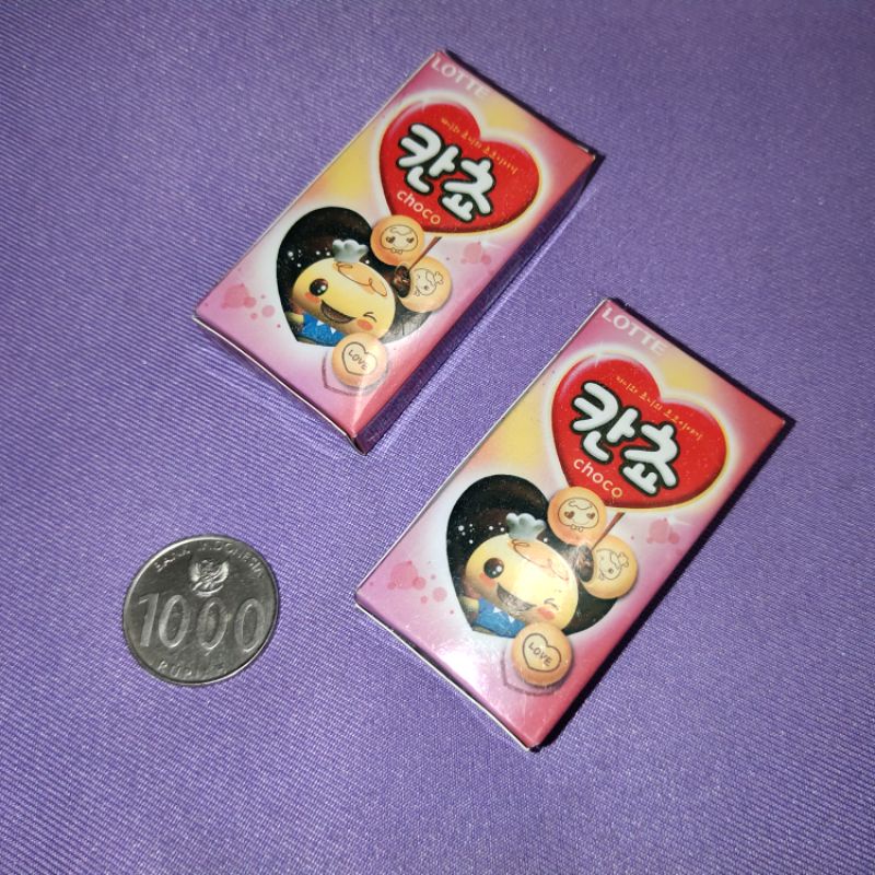 Magnet Kulkas Bentuk Snack Miniature - LOTTE Kancho Biscuit
