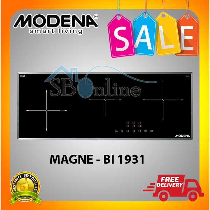 Kompor Tanam Induction Hob Modena BI 1931 - Kompor Induksi 90 Cm