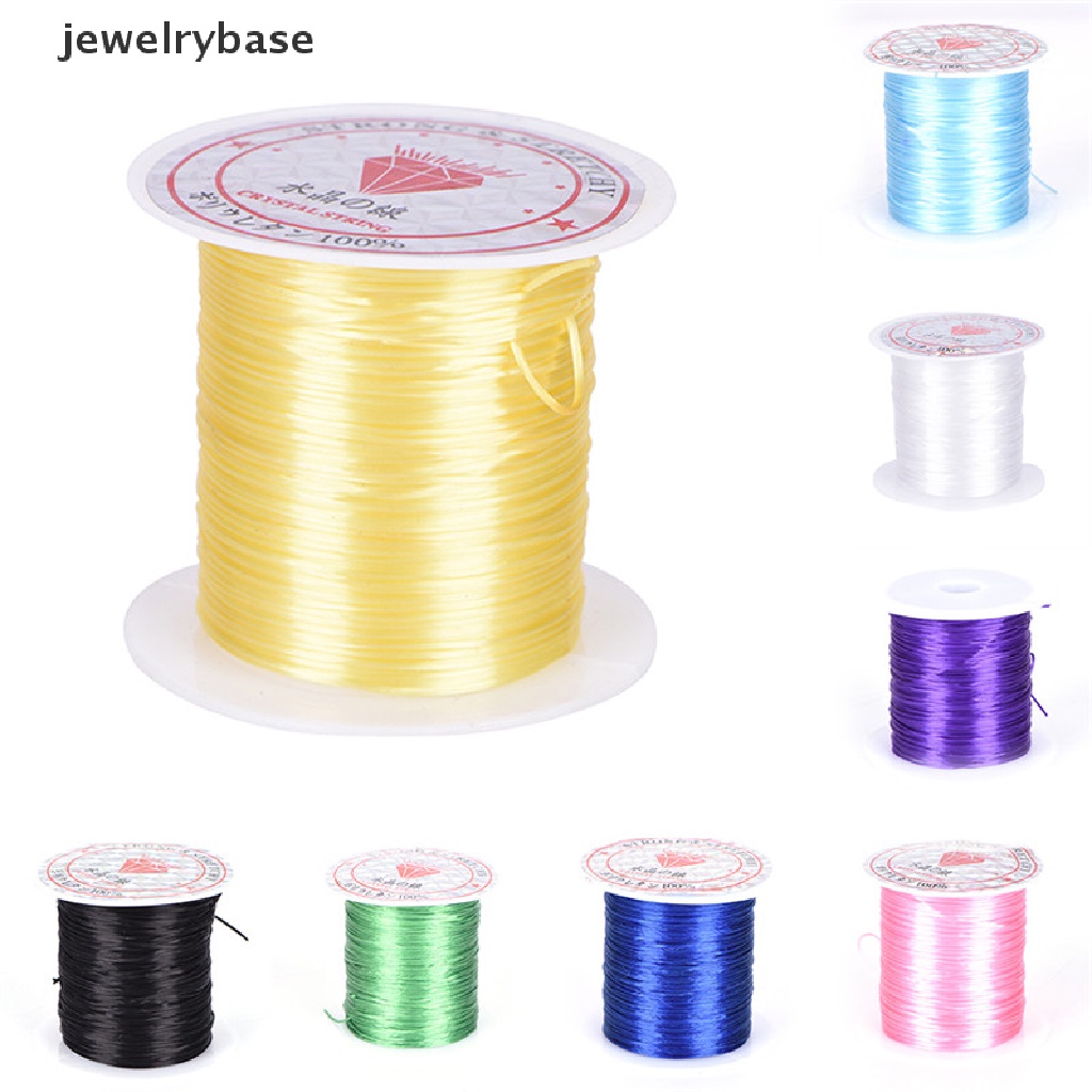 (jewelrybase) Tali Senar Elastis 0.8mm Untuk Membuat Gelang / Kalung Handmade DIY