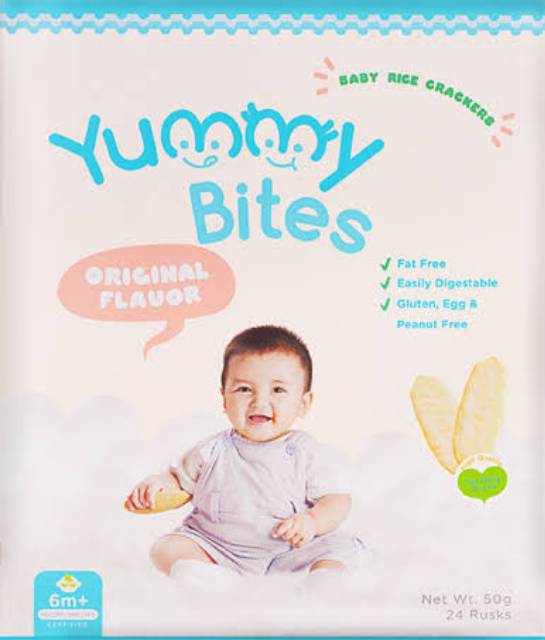 YUMMY BITES CRACKERS SNACK BAYI | SNACK MPASI 6 BULAN