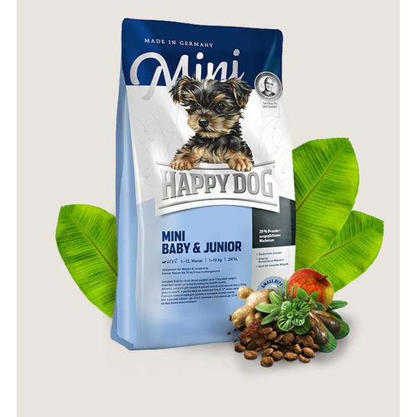 Happy Dog Supreme Mini Baby &amp; Junior Food 4kg Makanan Anak Anjing 4 kg