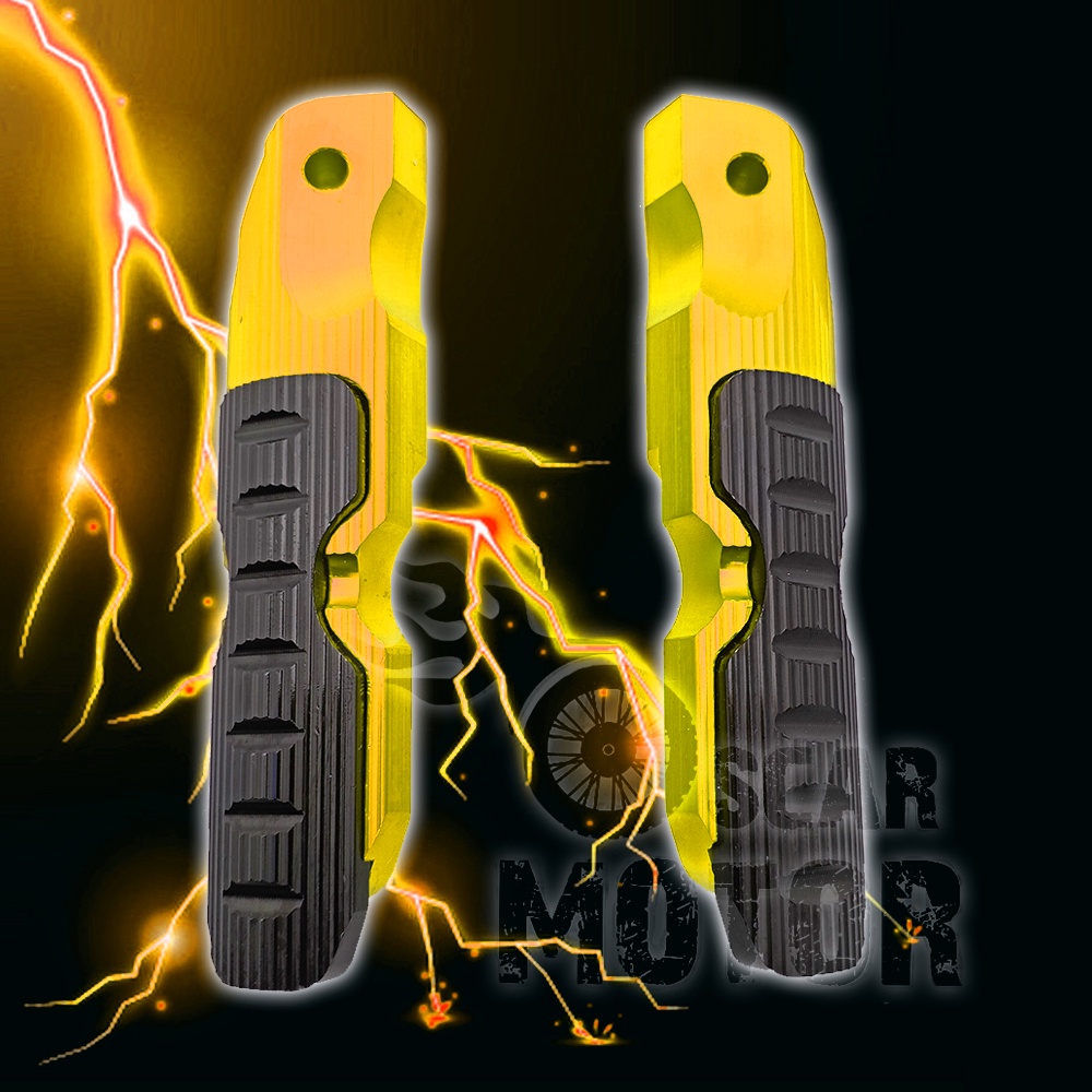 FOOTSTEP BELAKANG MODEL D FULL CNC FOOT STEP INJAKAN KAKI FOOTSTEF BEAT CBR VIXION SATRIA MX motor motor