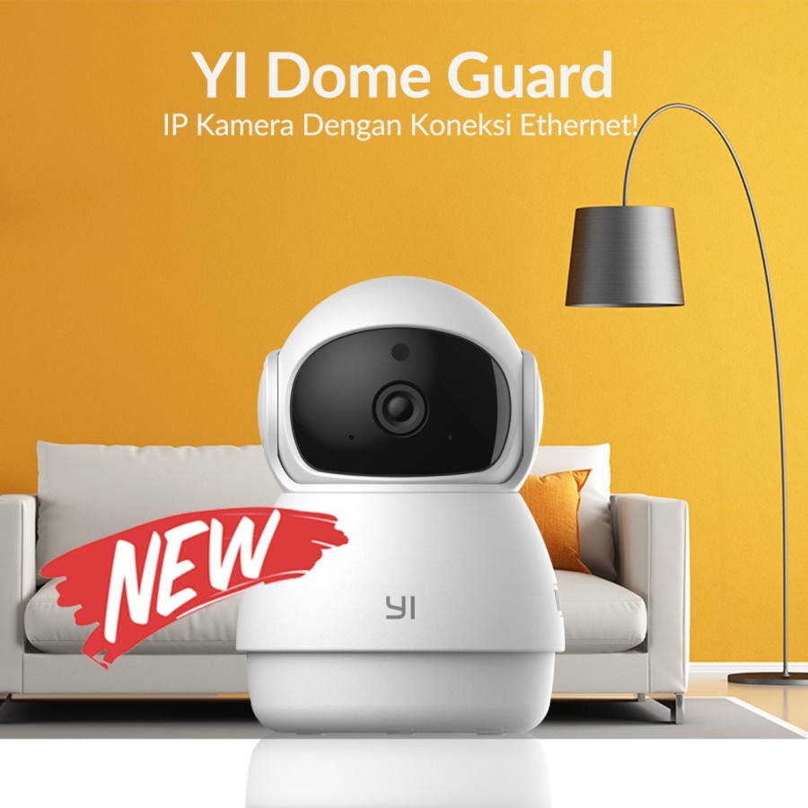 KAMERA XIAOYI YI DOME GUARD 1080P HD IP CAMERA WIRELESS CCTV WIFI -GARANSI RESMI-