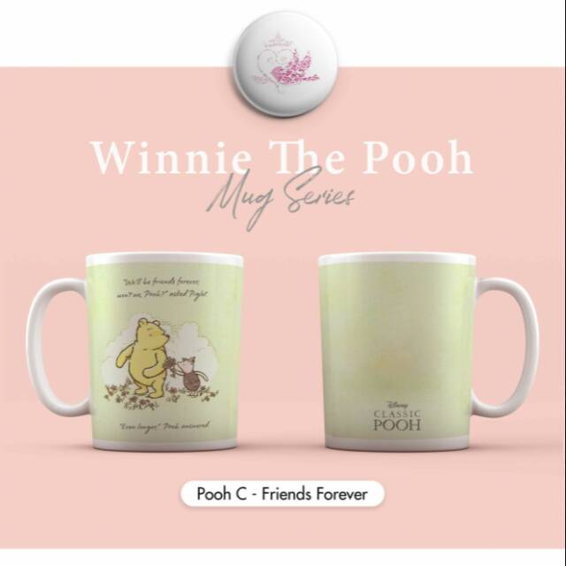 Mug Keramik Winnie the Pooh Friends Forever (Classic Pooh)