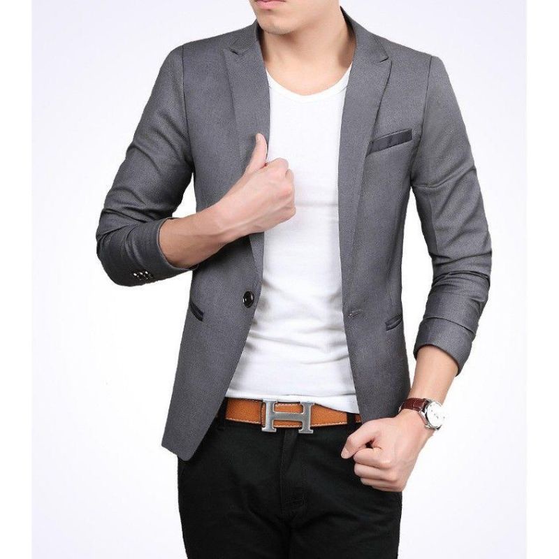 Jas - Blazer Pria Slim Fit - Blazer Pria Casual