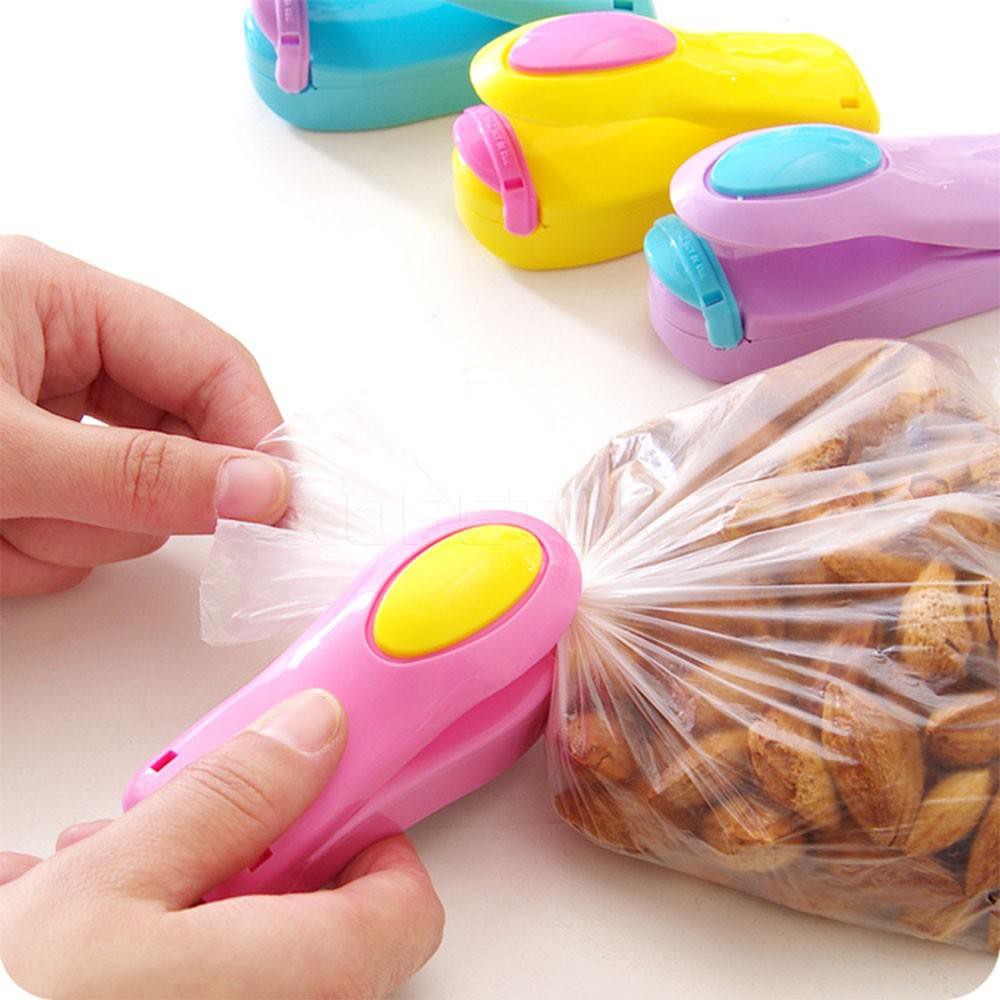 Hand Sealer Alat Perekat Plastik Elektrik dengan baterai Alat Perekat Kemasan Snack Plastik Lid Cup Sealer