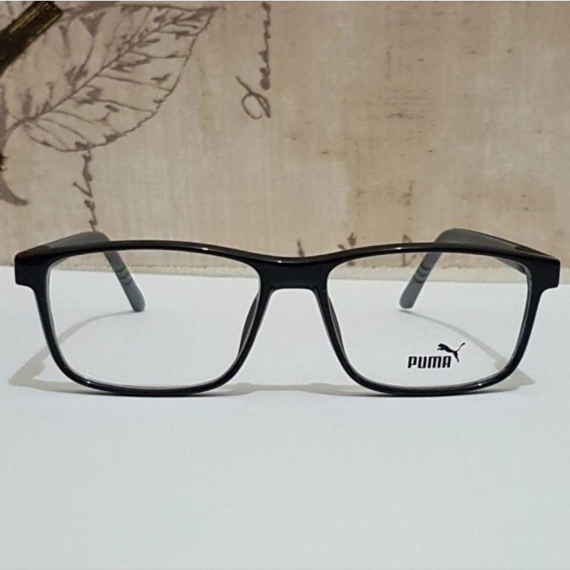 Kacamata minus PM1807 hitam/abu free lensa anti radiasi