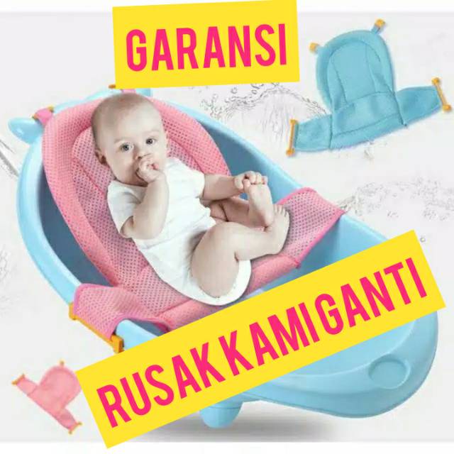 BONUS SIKAT GIGI (ORI BUSA TEBAL ) Baby Bath Helper Premium  ORI Jaring Alas Duduk Bak Mandi Bayi Baby Bath Bed Bath Alas Mandi  bather ALAS MANDI BAYI ALAS MANDI BAYI BABy BATH MATTRAS MATRAS BAYI MATRAS MANDI JARING MANDI BAYI BUSA BESAR ALAS MANDI BAYI