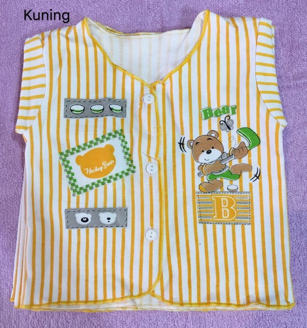 3 Pcs!!! Baju bayi lengan panjang New Born printing murah