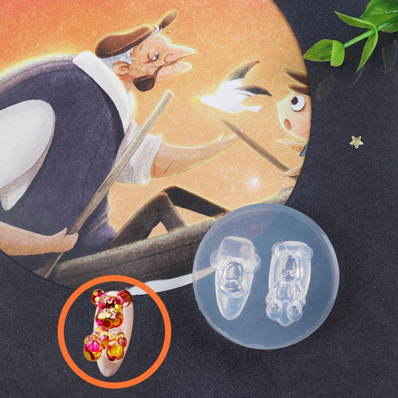 Siy Cetakan Epoxy Resin 3D Bahan Silikon Untuk Dekorasi Nail Art