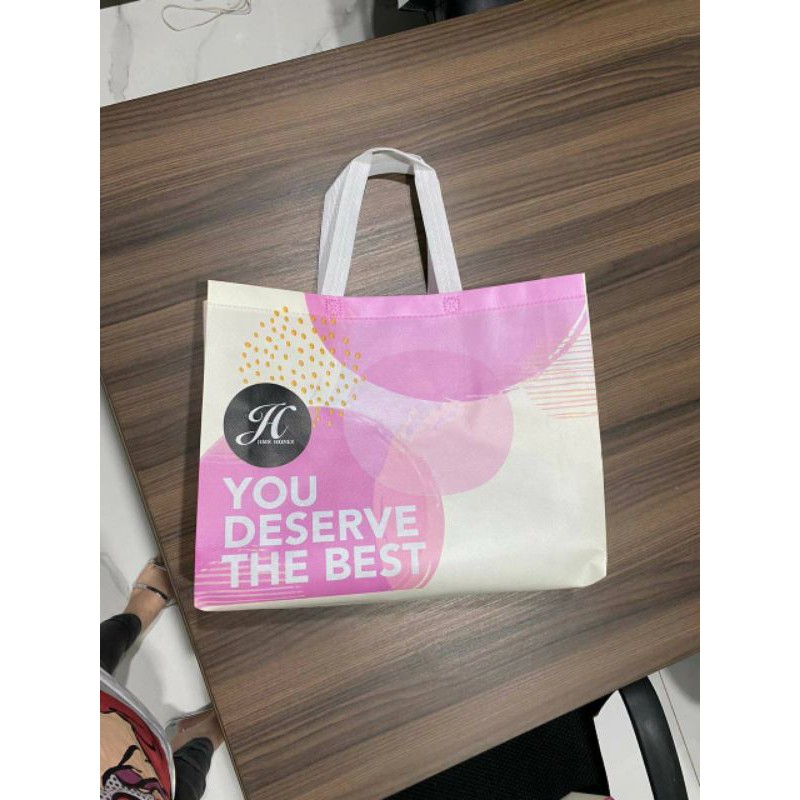 Goodie Bag Jims Honey Pink Anti Air Tas Kantong Belanja Besar