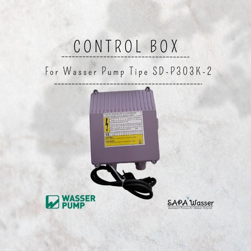 Control Box Kotak Kontrol Pompa Satelite Sumersible Wasser SD-P303K-2