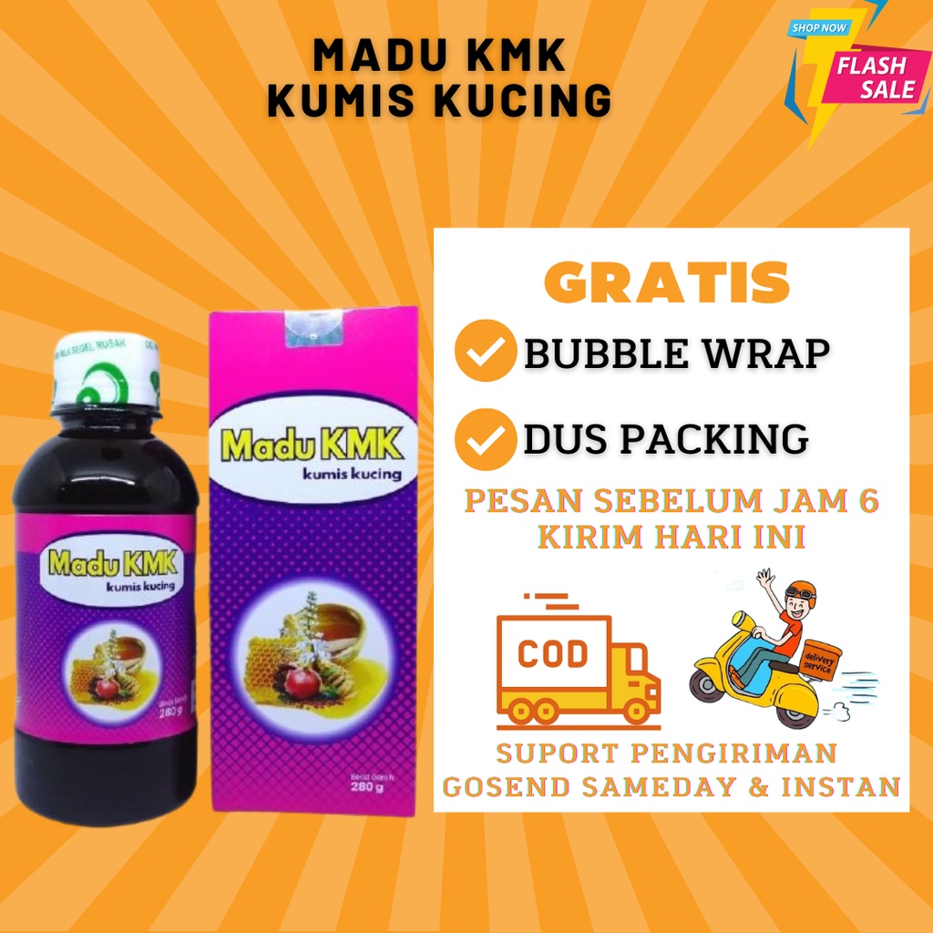 Madu KMK Kumis Kucing Obat Herbal Infeksi Saluran Kencing Batu Ginjal Kencing Batu Kencing Nanah