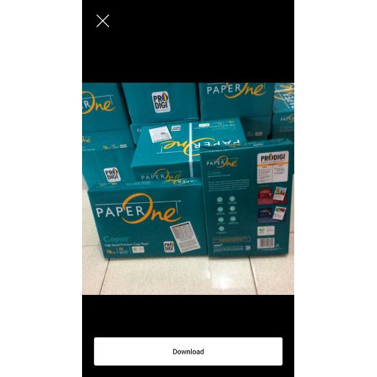 

Stok Ready Kertas Paper One A4 70 Gram Obral