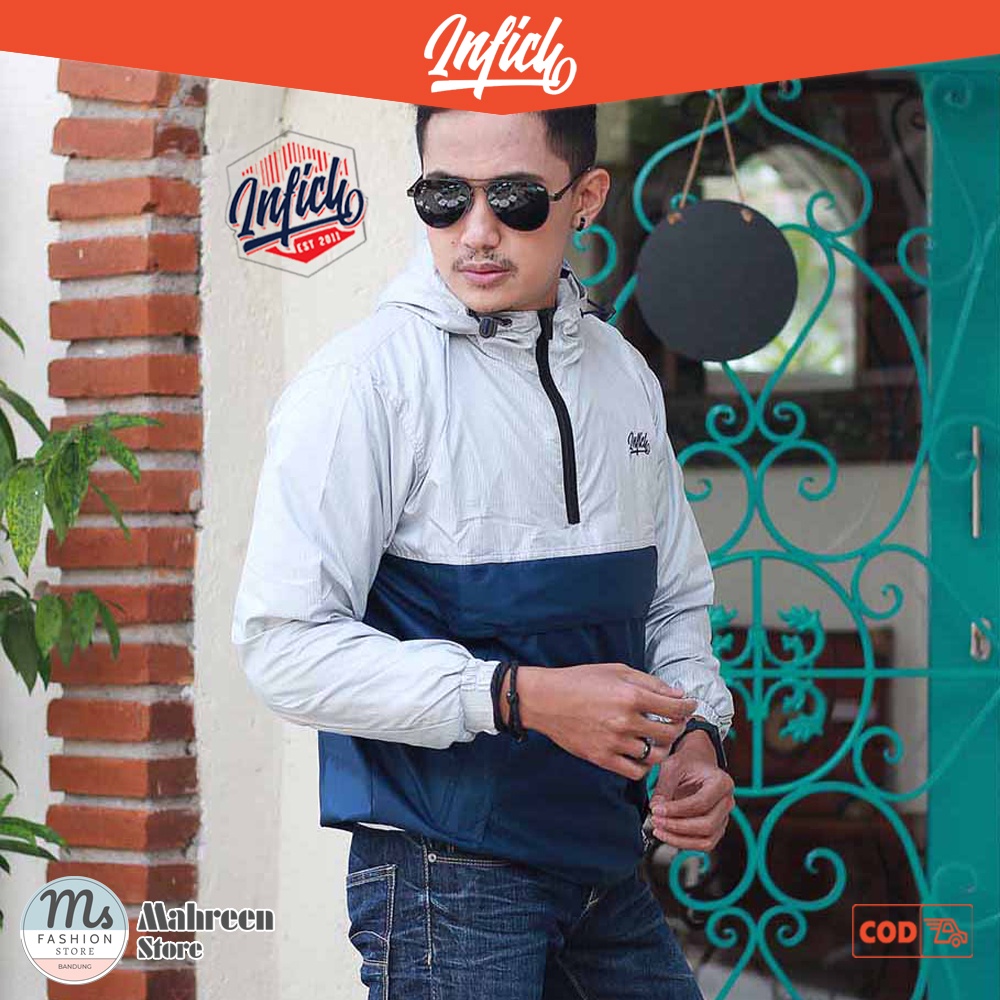 Jaket  Pria Jaket Windbreaker Pria Jaket Taslan Pria - Original Inficlo | INF 704