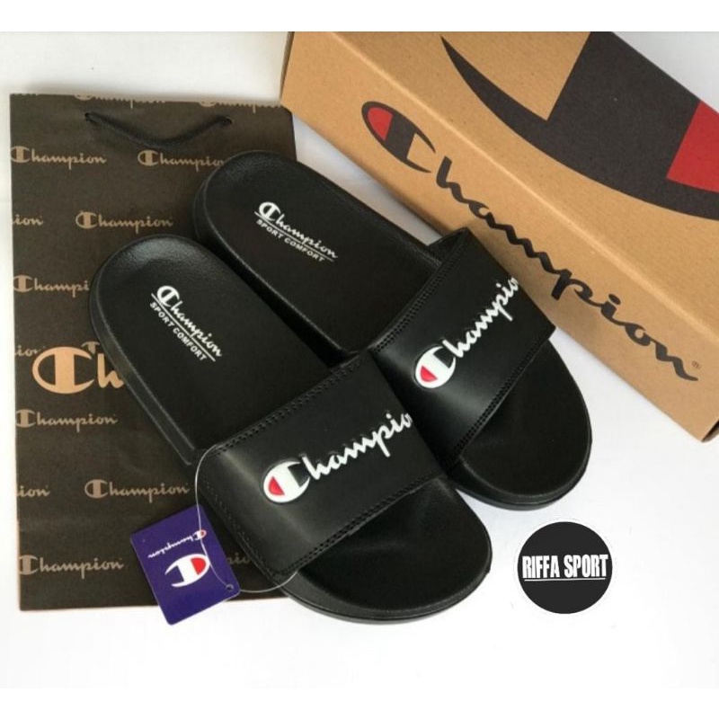 Sandal slide champion | pria wanita | sandal santai premium berkualitas