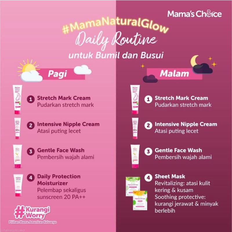 Mama`s Choice Skin Expert Series l Skin Care Ibu Hamil