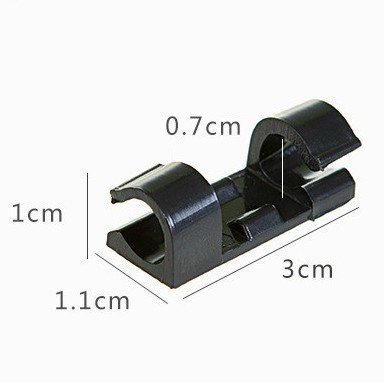 CARPRIE Klip Kabel Organizer Cable Clip 20 PCS Warna Hitam