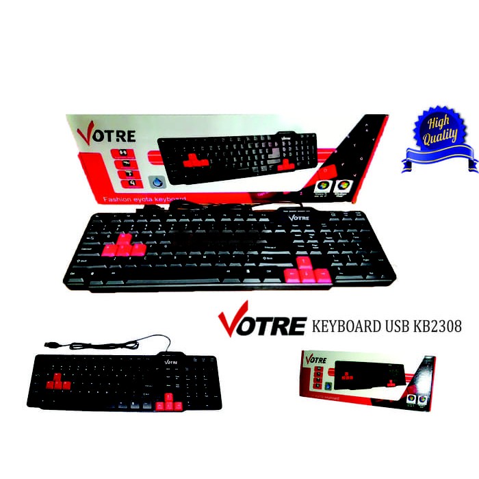 Votre Keyboard KB2308- Keyboard Paling Murah