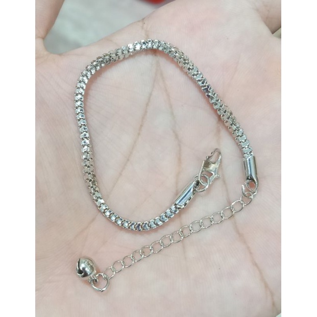 AL-Gelang tangan xuping Milano silver uk18cm.