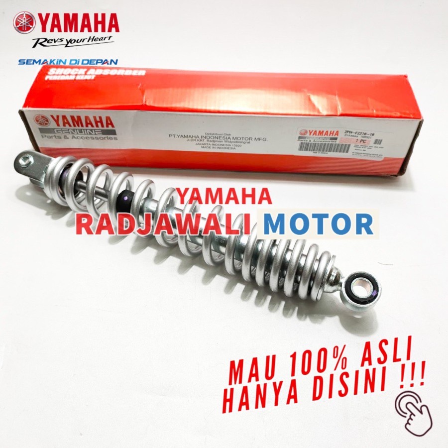 SHOCKBREAKER SHOCK BELAKANG SILVER MIO M3 125, FINO 125 ASLI YAMAHA