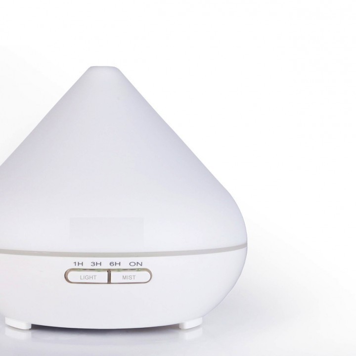 AKN88 - H30 - Ultasonic Humidifier Aroma Diffuser 7 Color LED 300ml White