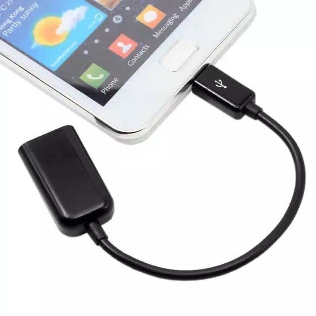 Kabel OTG Micro USB I9000 Andorid ke Flash disk