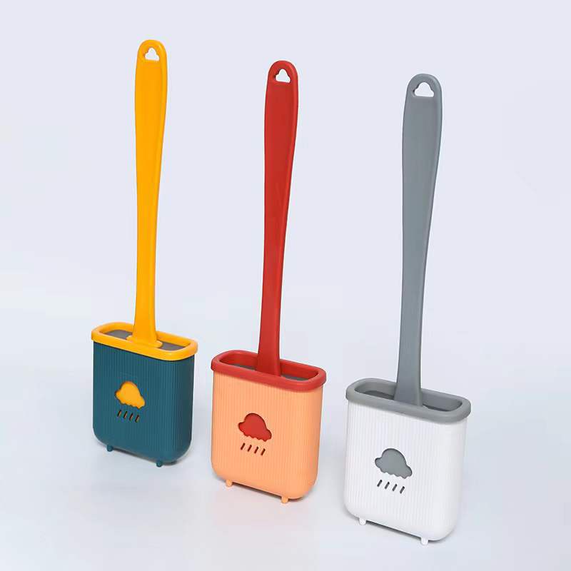 Sikat Toilet WC Sillikon / Sillicone Toilet Brush Elastis Bersih Kokoh