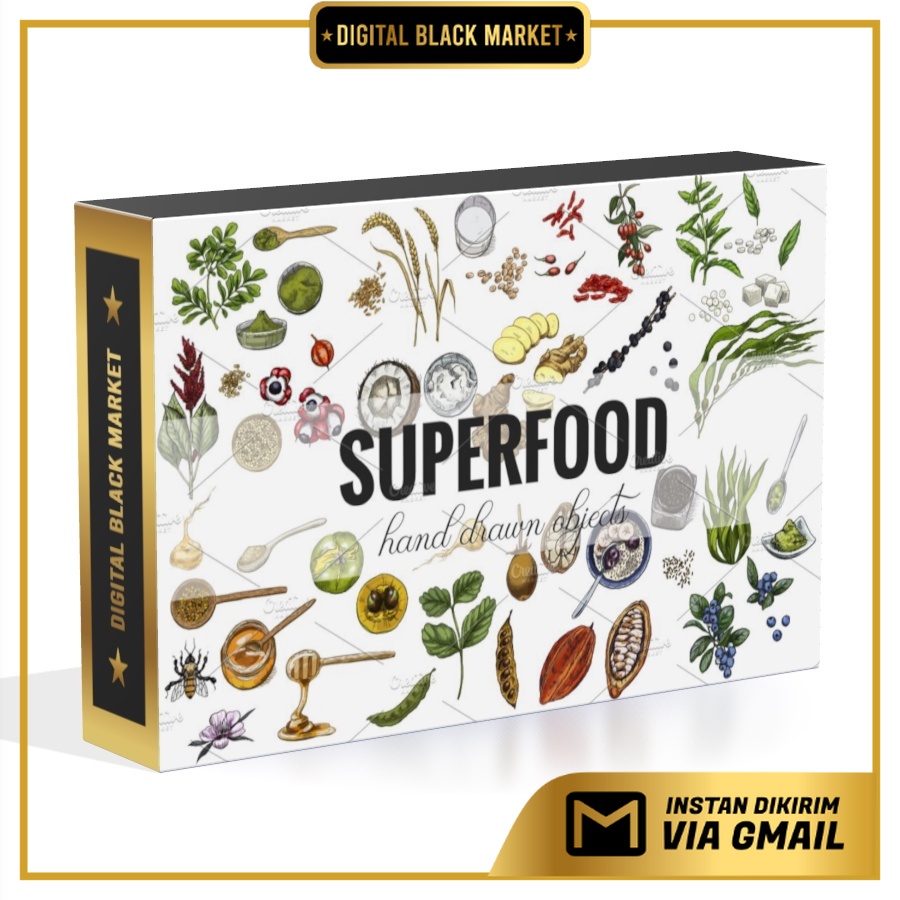 Superfood Vector Collection - Vector Designs - Business Branding