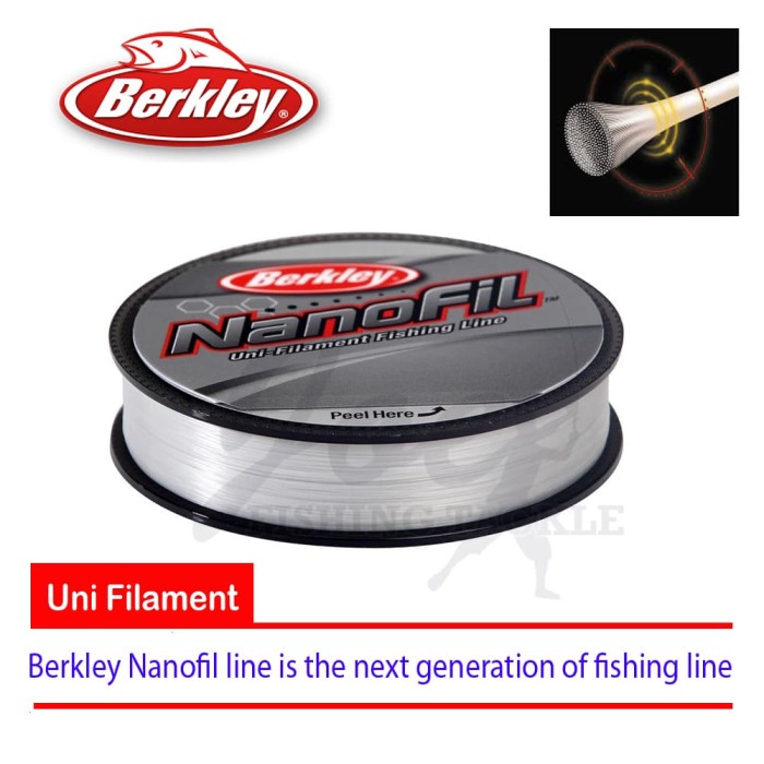 Berkley Nanofil 150YD Clr Mist NF150 - Warna Putih Terang 150 Senar PE