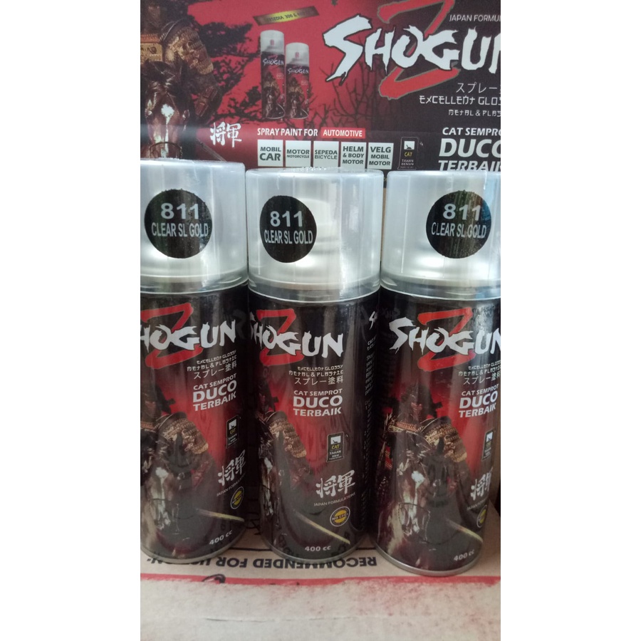 pilox pilox Cat semprot duco shogunz shogun z clear sl gold 811 400cc