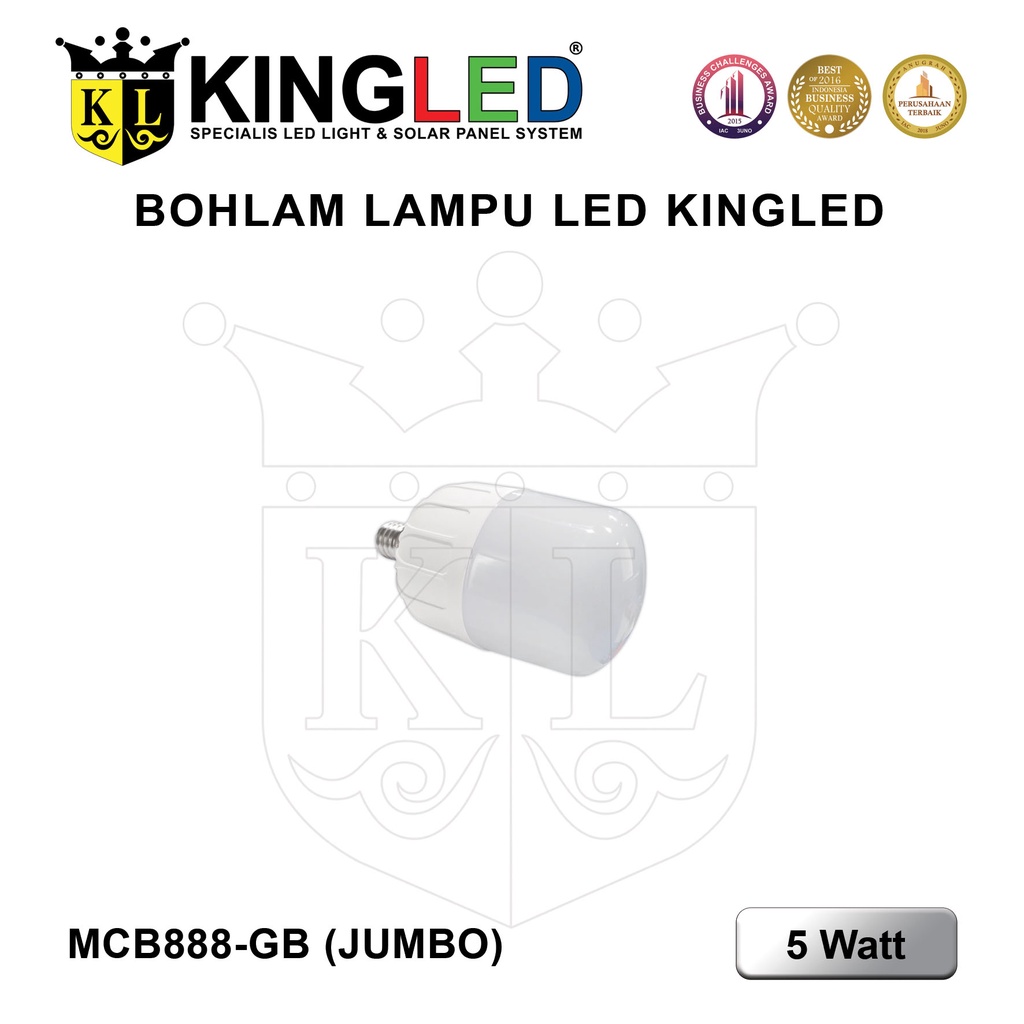 KINGLED Lampu Bola LED Capsule JUMBO 5 Watt / 10 Watt / 20 Watt