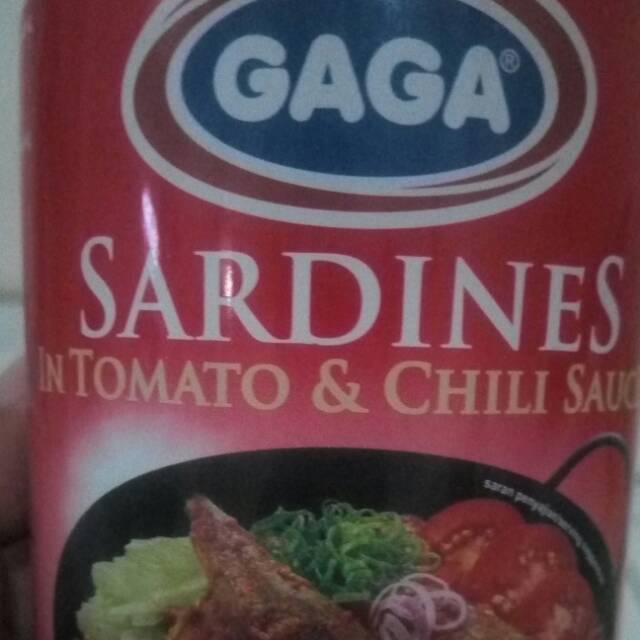 

Gaga sardines in tomato dan chili sauce 425gr