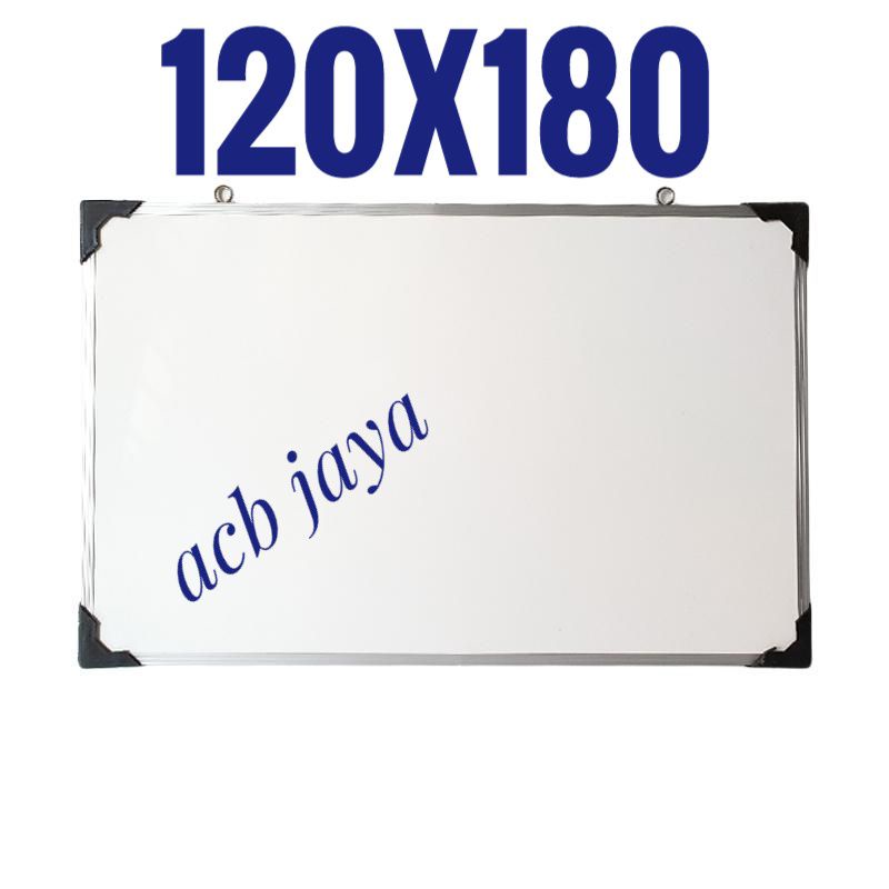 

Papan Tulis anak/Whiteboard blackboard Uk 120 x 180 Tebal 8 mm (Free Spidol, Hapus)