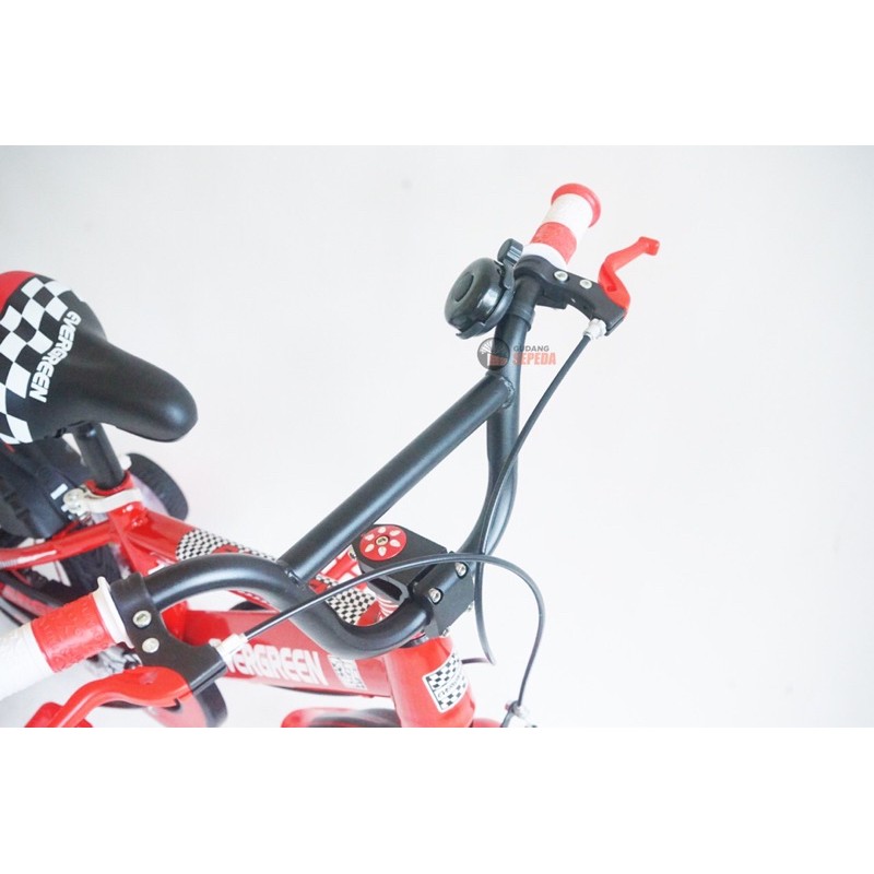 Sepeda mini BMX Logan 12 inch anak usia 3-7 tahun SNI roda 4 roda samping COD kredit cicilan garansi-7